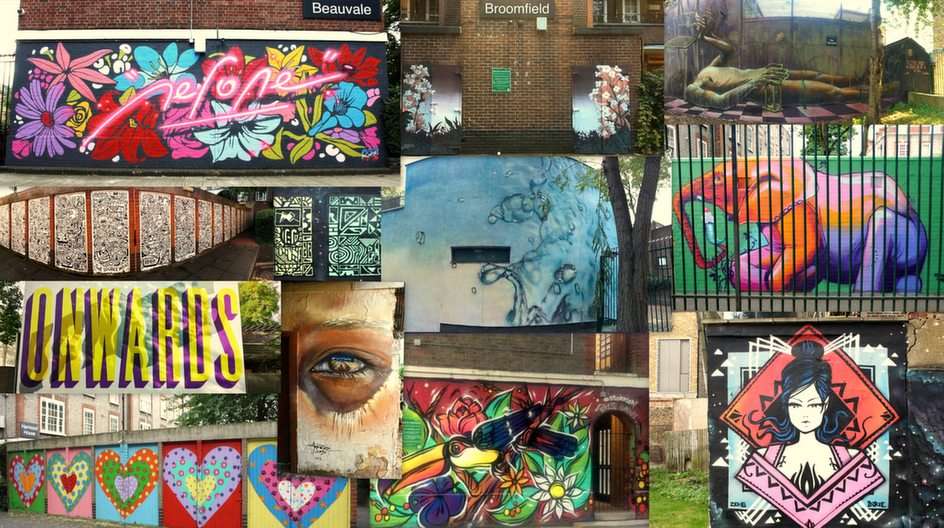 Londen-graffiti online puzzel