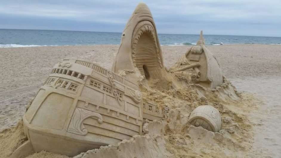 пясъчни скулптури онлайн пъзел