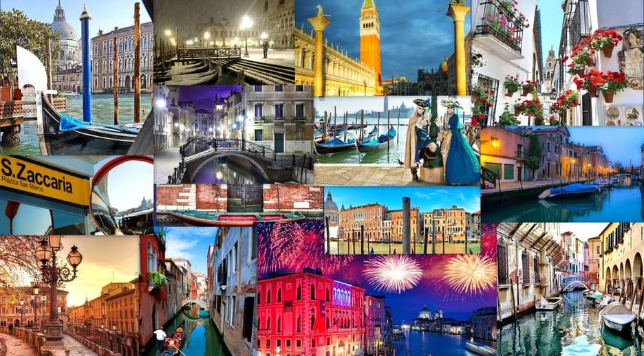 Venezia-collage puzzle online da foto
