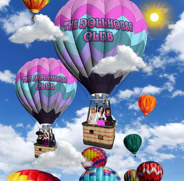 der DOLLHOUSE Heißluftballon Online-Puzzle