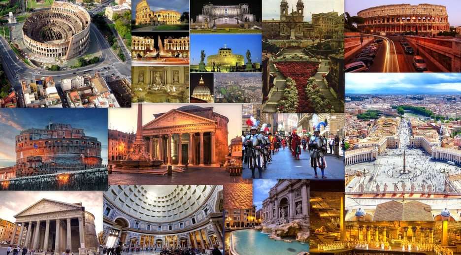 Rome-collage online puzzel