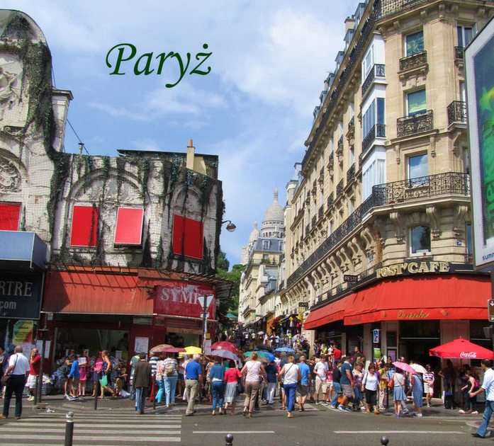 Montmartre puzzle online a partir de fotografia