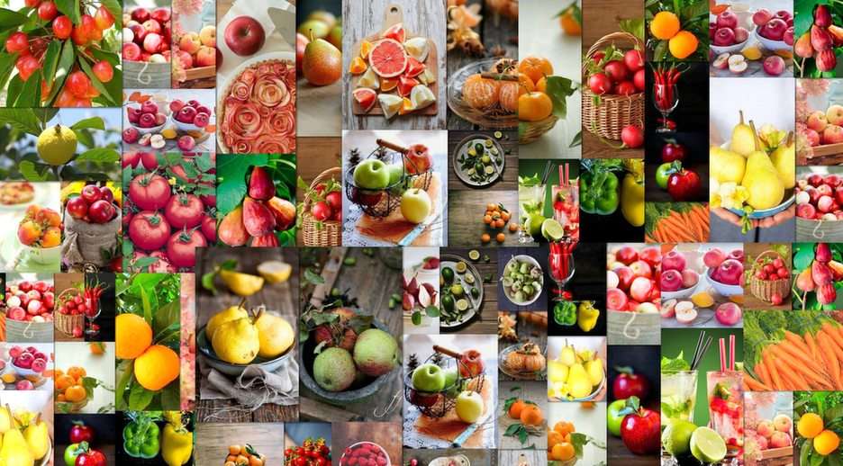 Φρούτα και λαχανικά online παζλ