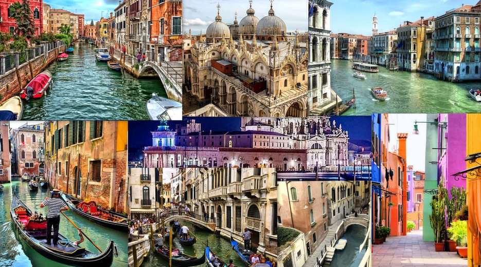 ヴェネツィア-コラージュ オンラインパズル