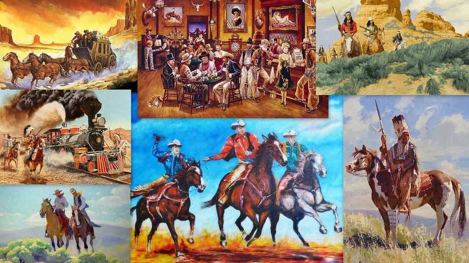 Wild West puzzle online from photo