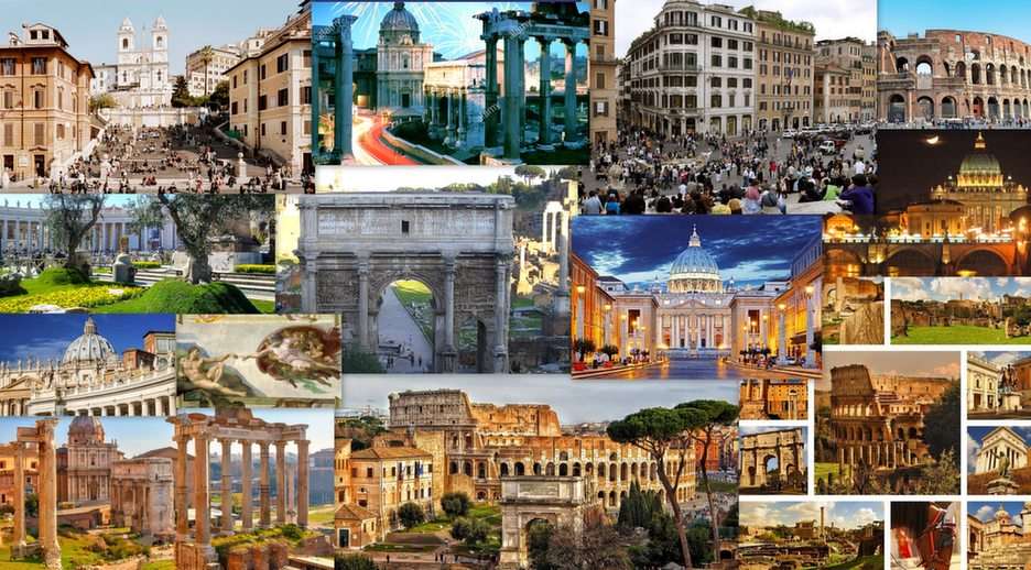 Ρώμη-κολάζ online παζλ