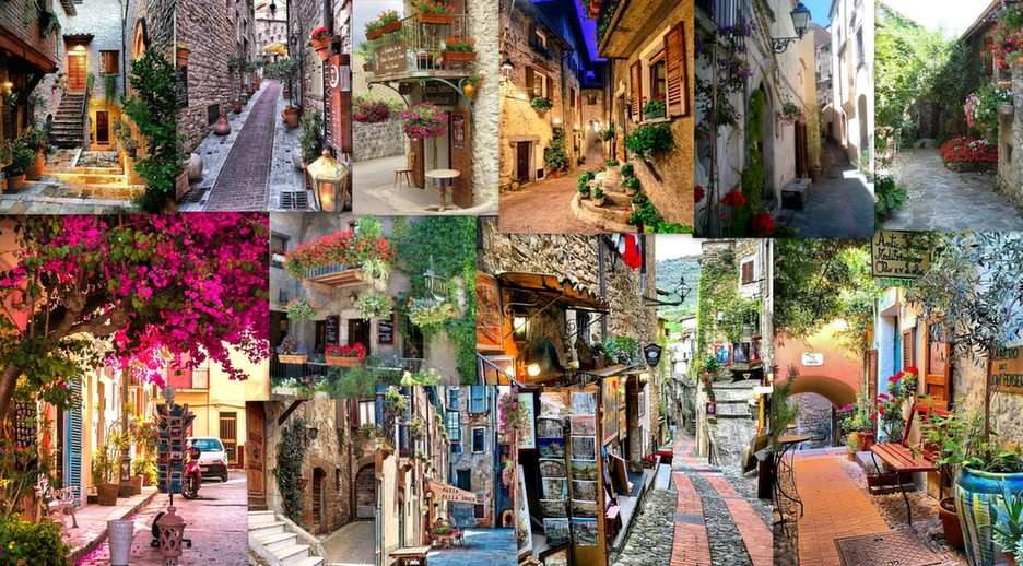 Italy-alleys puzzle online from photo