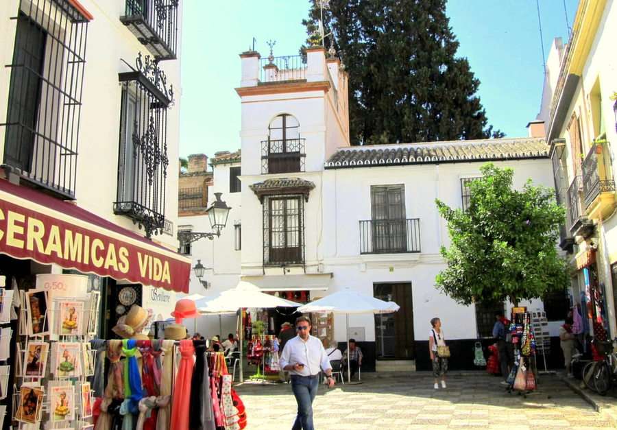 Сувенирни магазини - Севиля онлайн пъзел от снимка