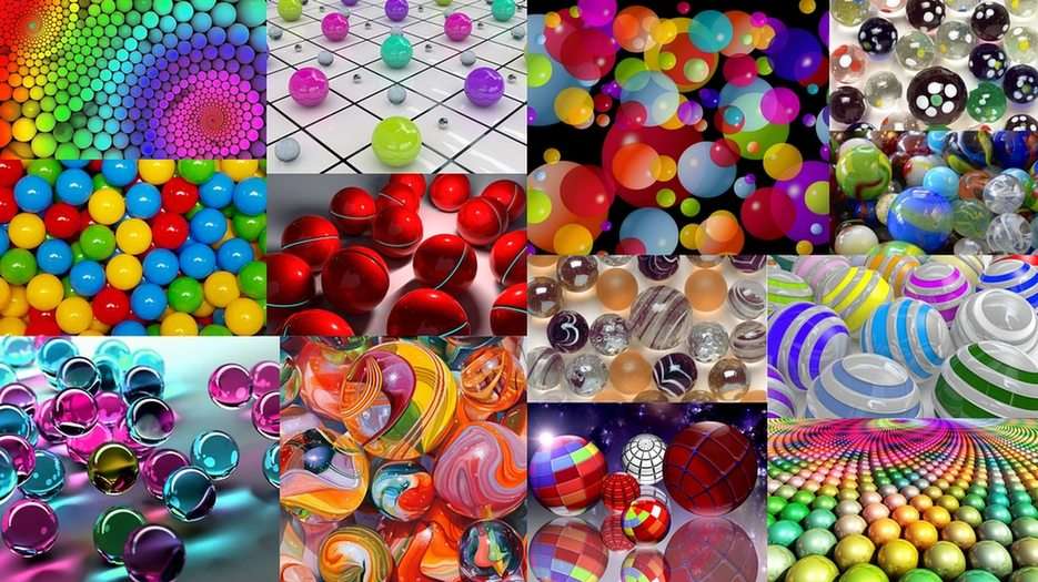 Les boules puzzle en ligne à partir d'une photo
