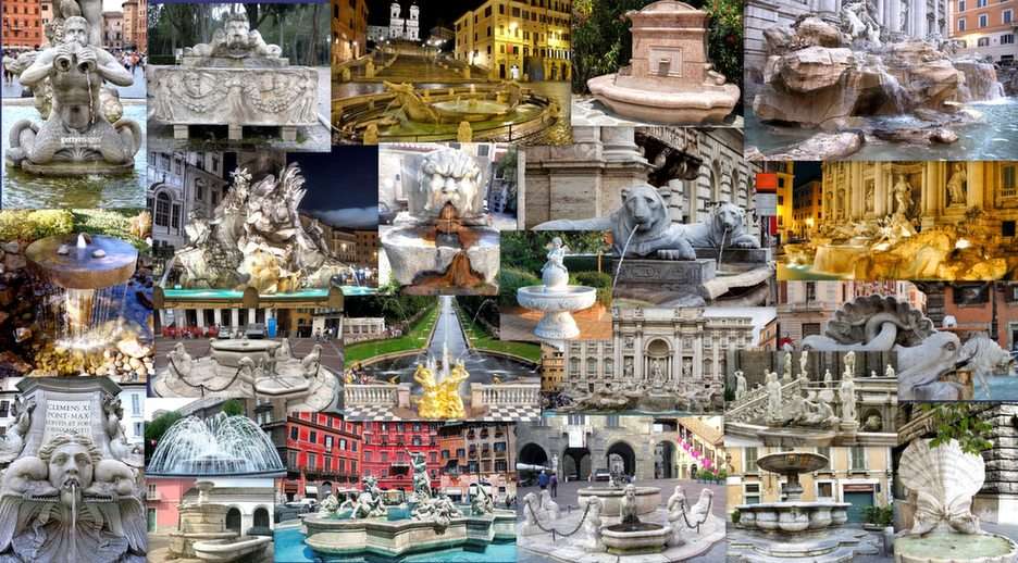Fontes na Itália puzzle online