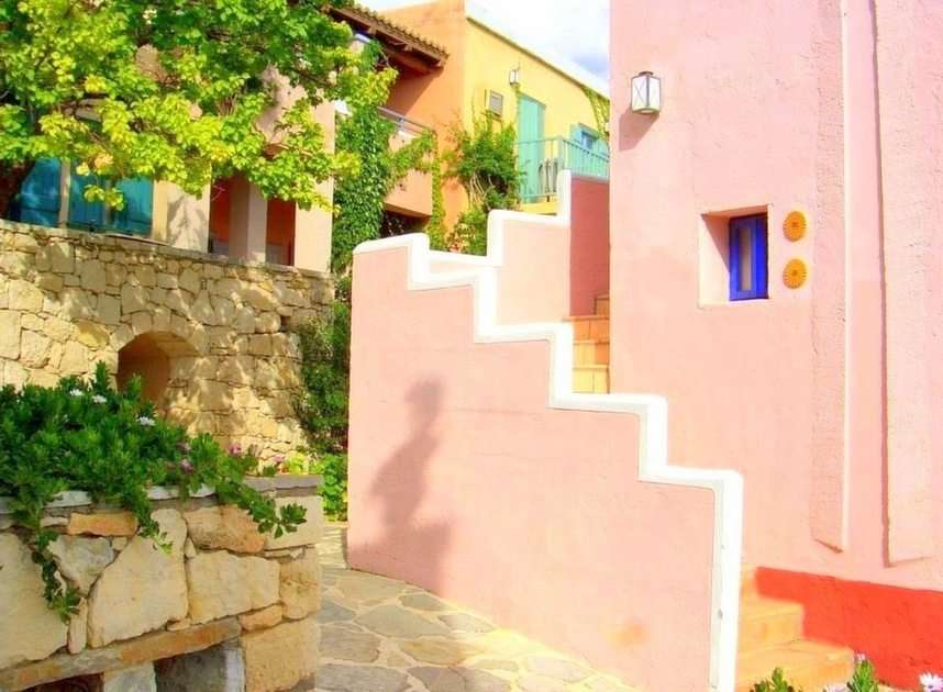 Kreta puzzel online van foto