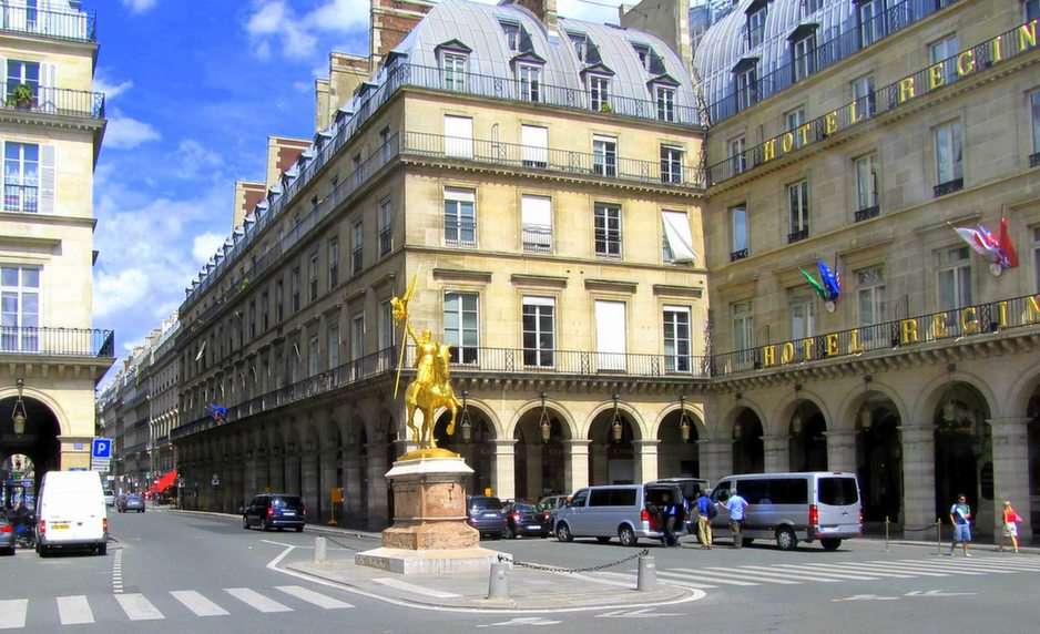 Памятник Жанне д'Арк пазл онлайн из фото