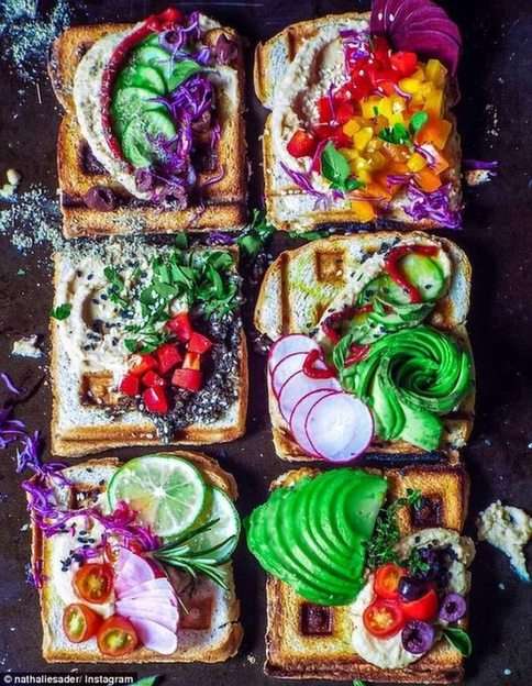Kleurrijke Sandwiches online puzzel