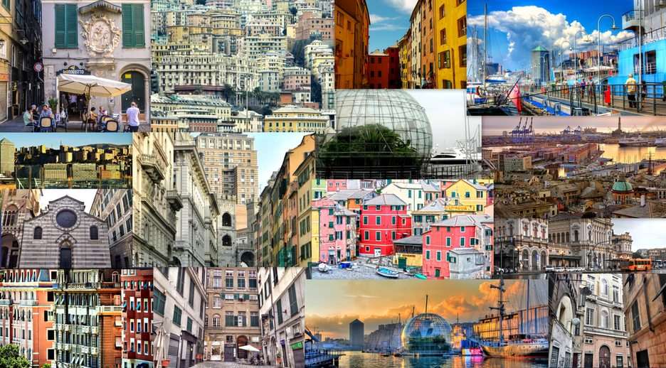 Италия- Генова онлайн пъзел от снимка