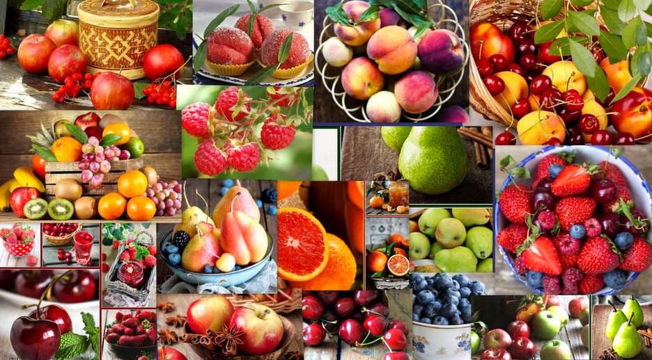 Fruit puzzle online from photo