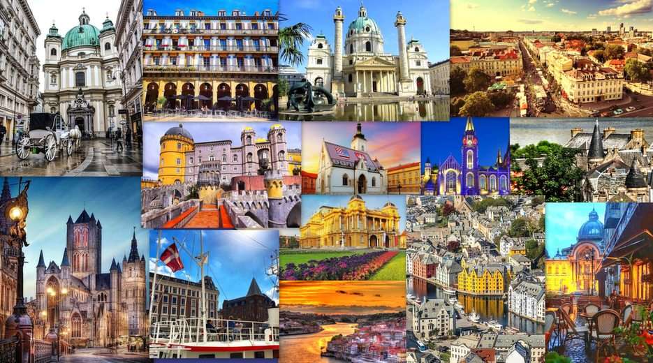 Beautiful vacation spots online puzzle