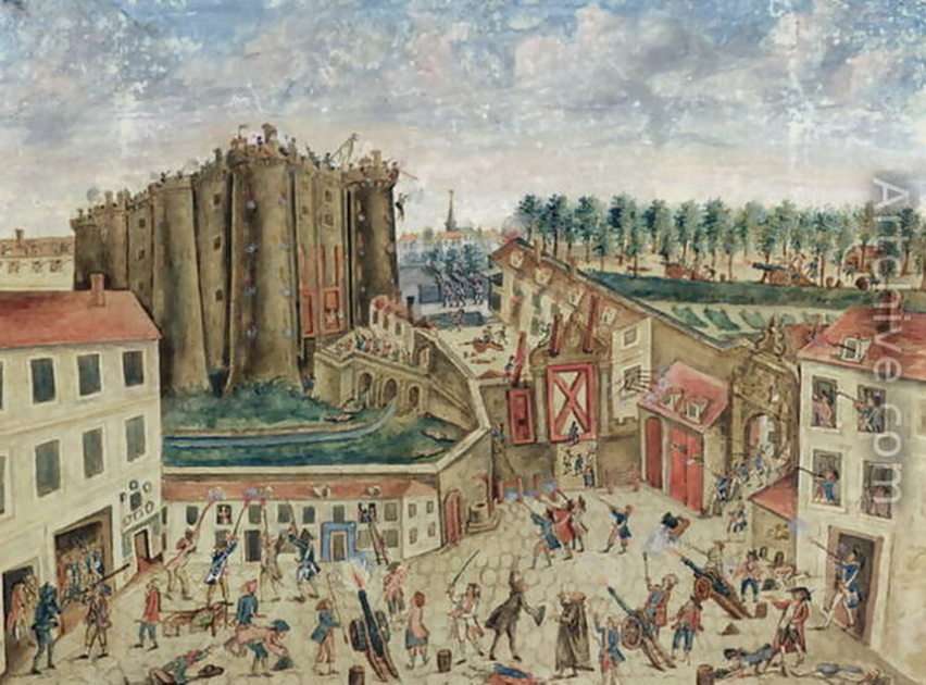 Siege of Bastille online puzzle