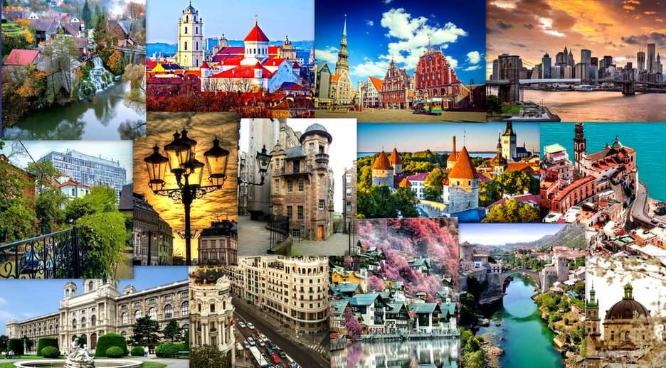 Beautiful vacation spots online puzzle