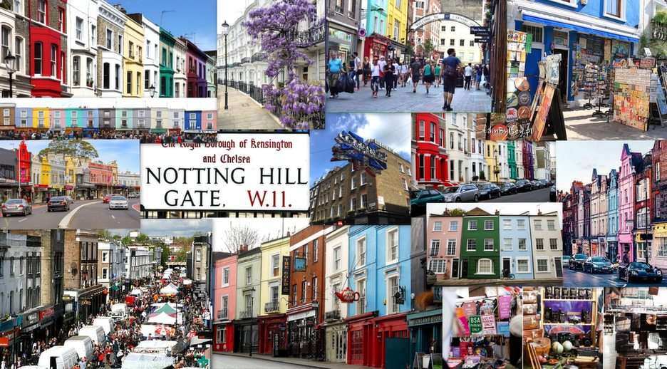 Londres-Notting Hill puzzle en ligne à partir d'une photo