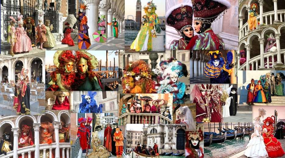 Velencei karnevál online puzzle