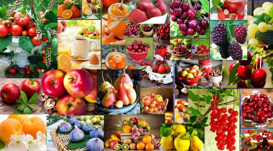 Плодове онлайн пъзел от снимка