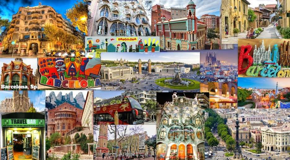 Barcelona puzzle online from photo