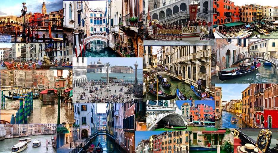 Βενετία-κολάζ online παζλ