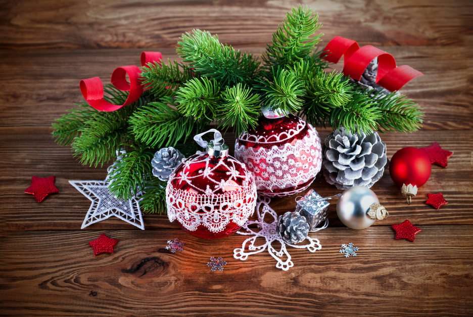 Christmas headdress puzzle online from photo