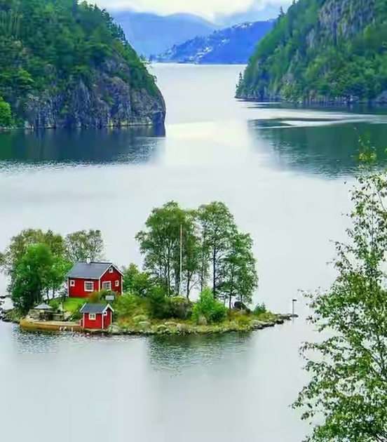 Norge pussel online från foto
