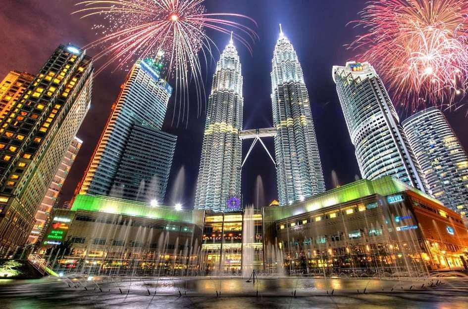 Menara Berkembar Petronas puzzle online a partir de fotografia