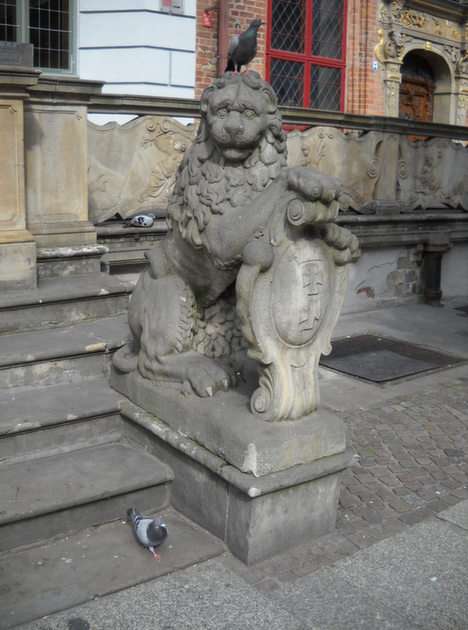 Lejonet av Gdańsk pussel online från foto