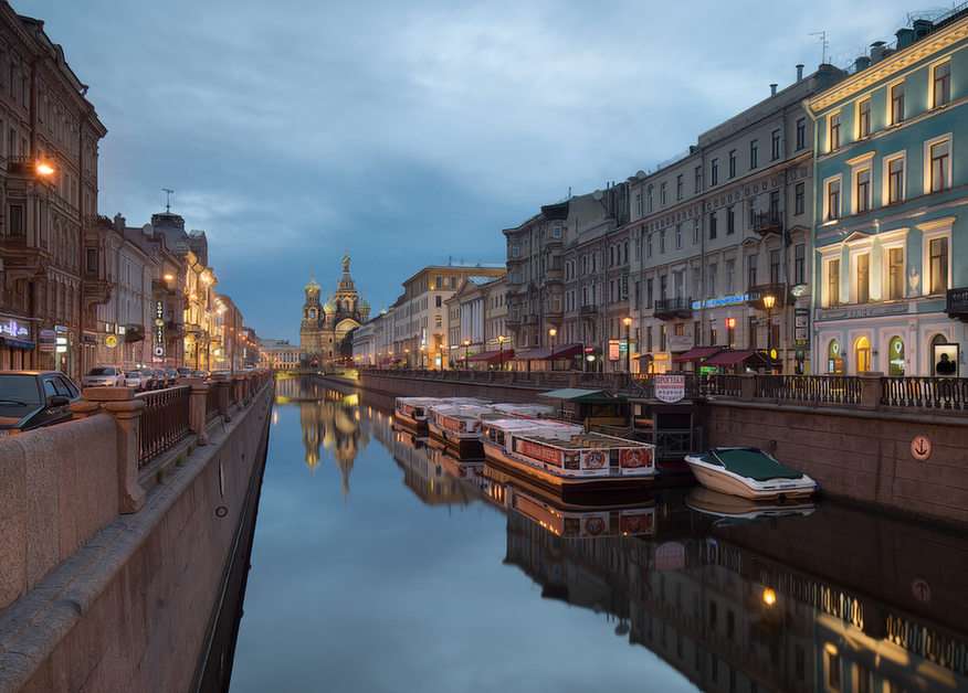 St. Petersburg pussel online från foto