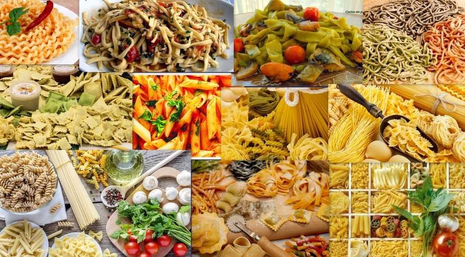 Pasta puzzle online from photo
