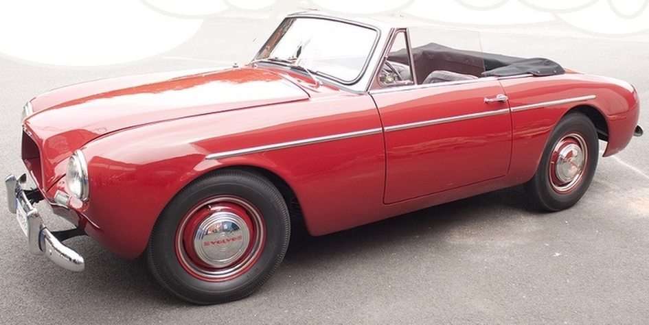 Volvo P1900 puzzle from photo
