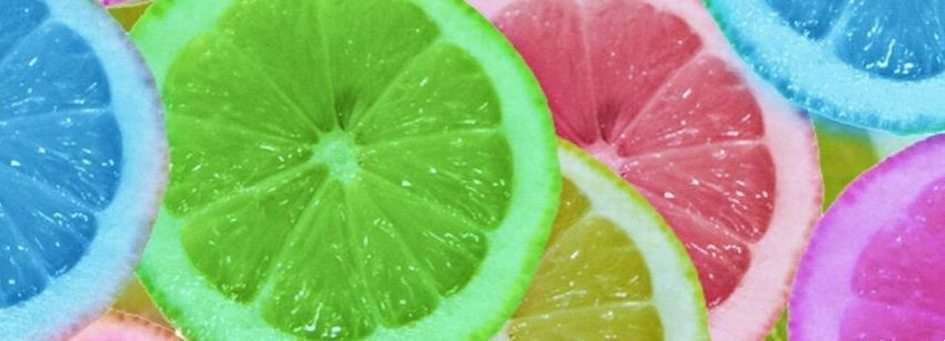 färgrik citrus pussel online från foto