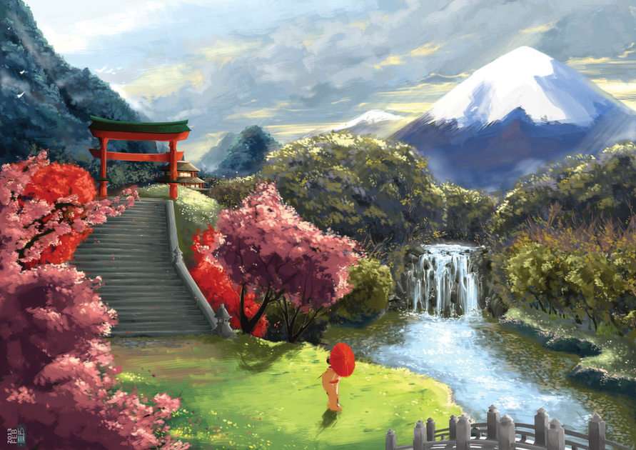 Japan puzzle online from photo