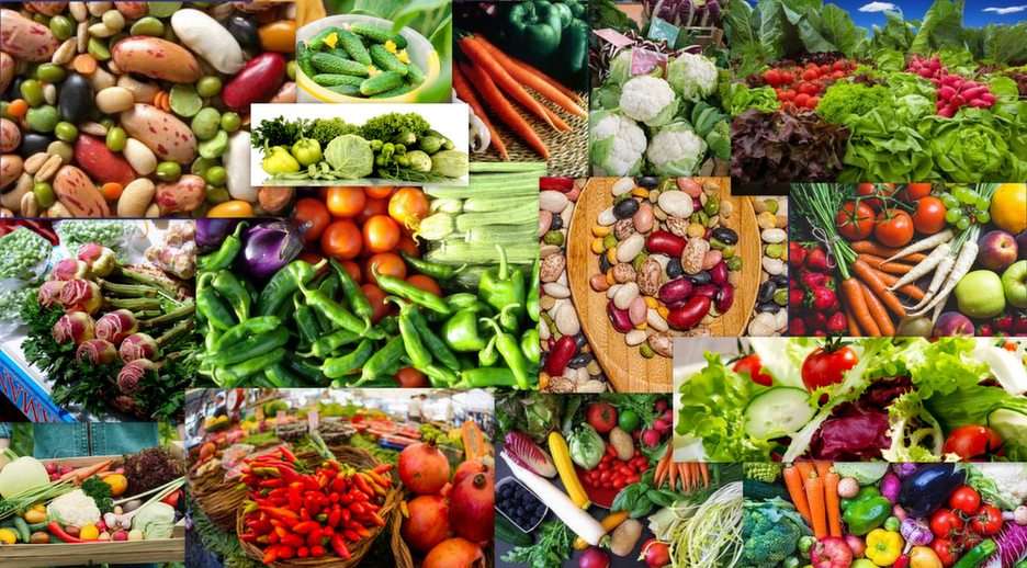 Vegetables puzzle online from photo