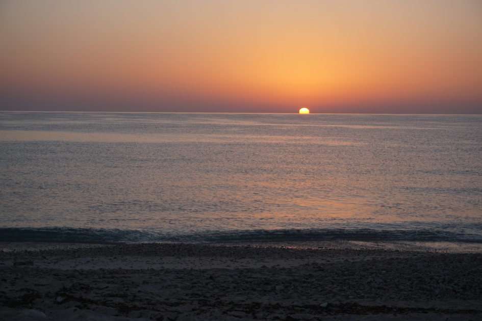 Solnedgång pussel online från foto