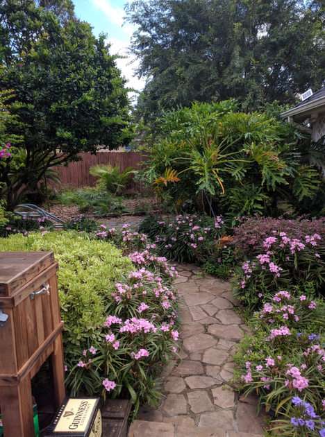 Trädgården pussel online från foto