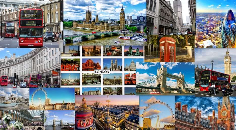 London collage online puzzle
