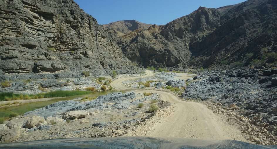 Munții din Oman puzzle online din fotografie