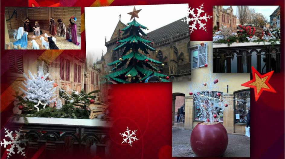 Weihnachtsmarkt i Colmar pussel online från foto