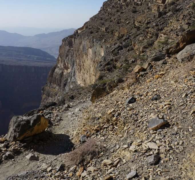 Планини в Оман онлайн пъзел от снимка