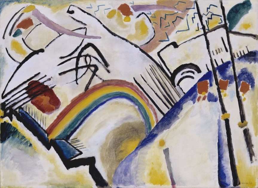 Quadro de Kandinsky puzzle en ligne à partir d'une photo