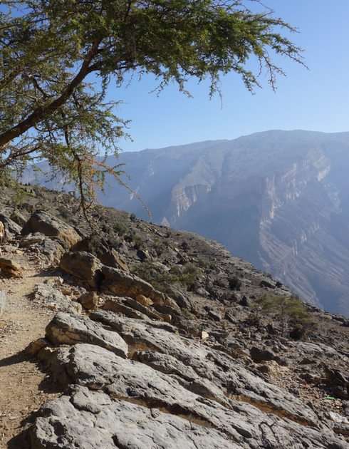 Montañas en Omán rompecabezas