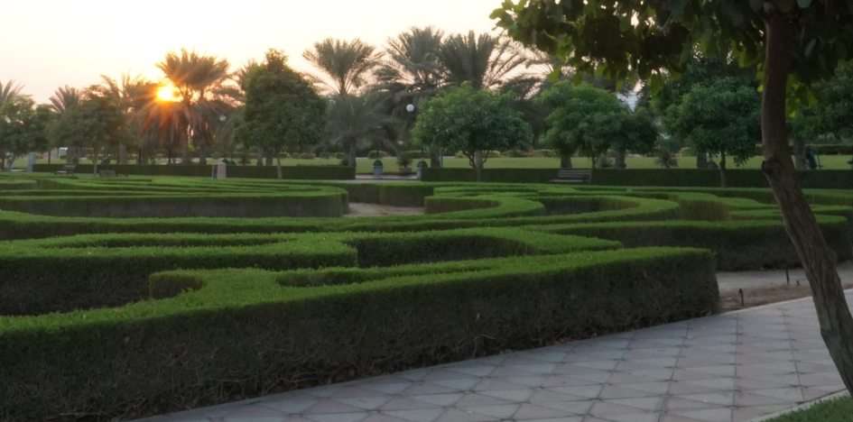 Park in Muscat online puzzle