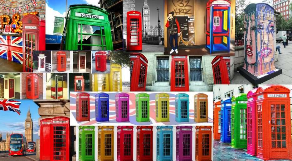 Stánek v Londýně online puzzle