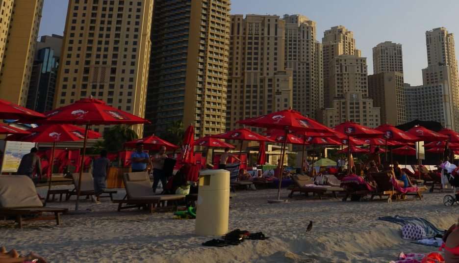 Dubajská pláž online puzzle