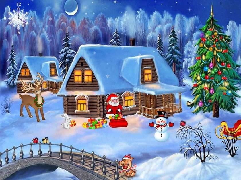 Christmas puzzle online from photo