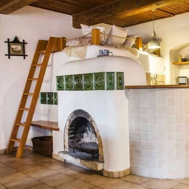 fireplace stove puzzle online from photo